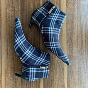 Plaid Booties